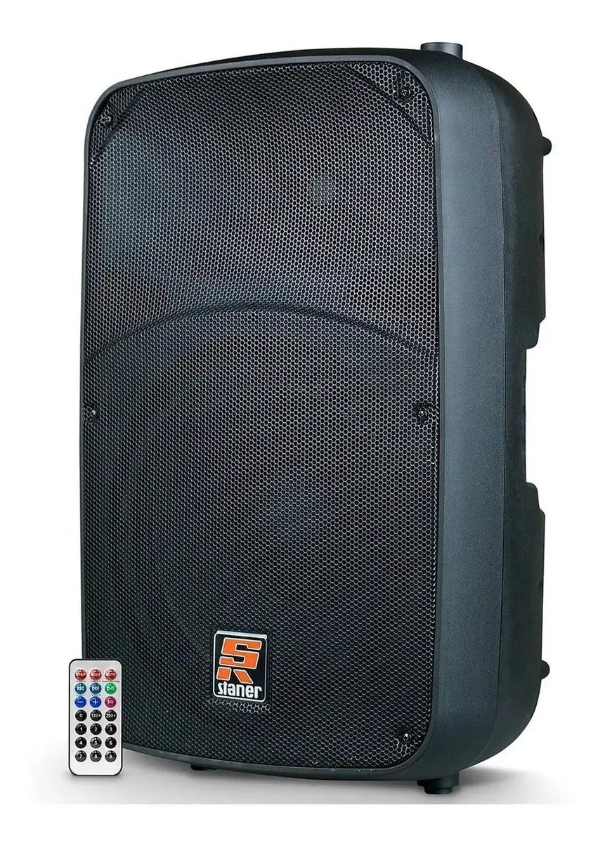 Caixa de Som Ativa Staner SR-315A 300W RMS Bluetooth Preto 15"