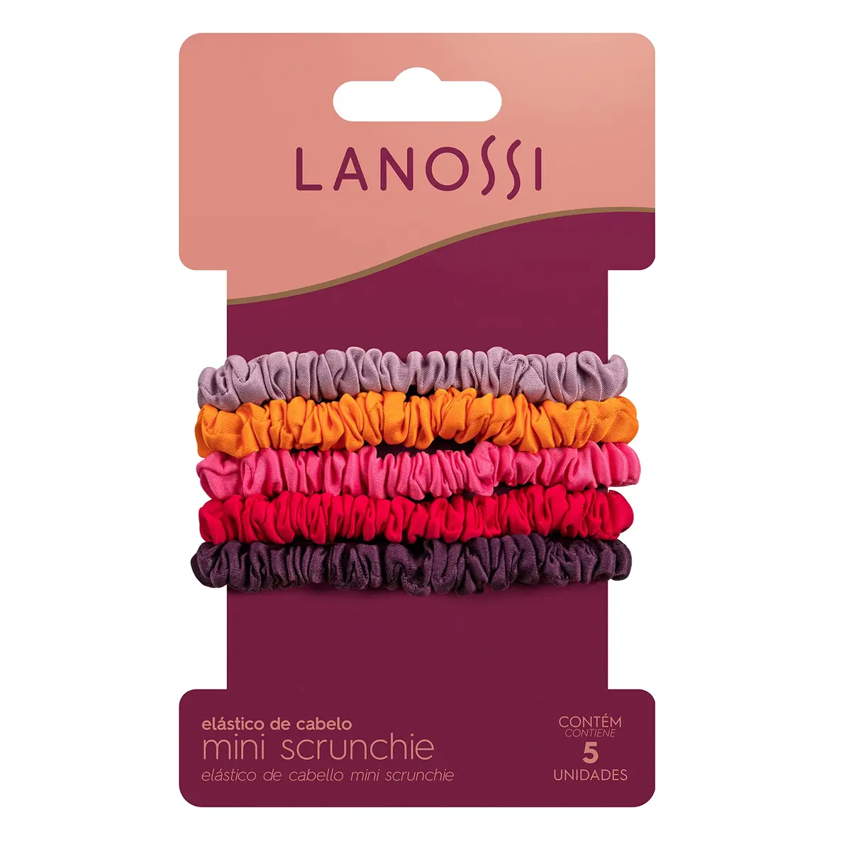 Lanossi - Mini Scrunchie Summer Vibes - 6 unidades - 1