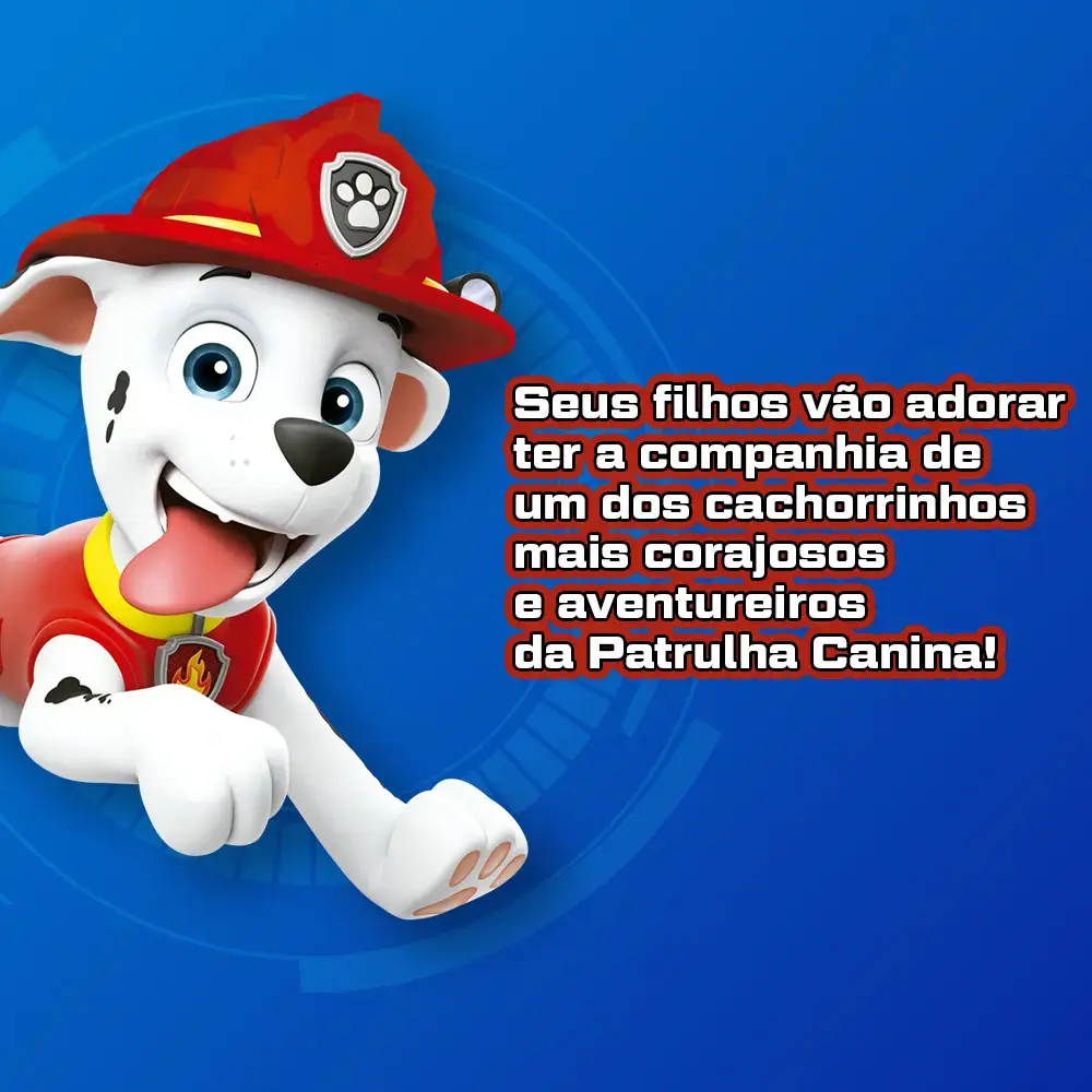 Patrulha Canina - Pelúcia Marshall 30cm - 1327 Sunny Colorido thumbnail 5