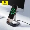 [Taxa Inclusa] Baseus 22.5W 3 em 1 Carregador Sem Fio Suporte Qi2 15W, Carregamento Rápido Magnético - 1