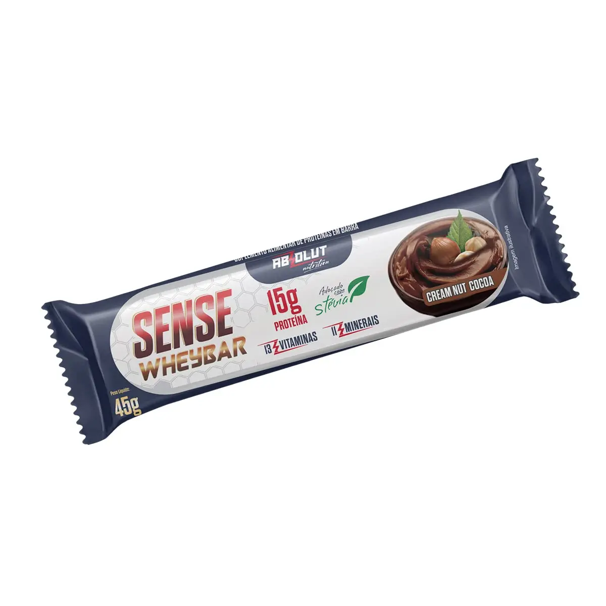 Absolut Nutrition, Sense Bar, Sabor Cream Nut Cocoa, 540g - FL - 1