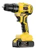 Parafusadeira Furadeira 21v C/ Impacto Brushless - 2 Bateria Cor Amarelo - 1