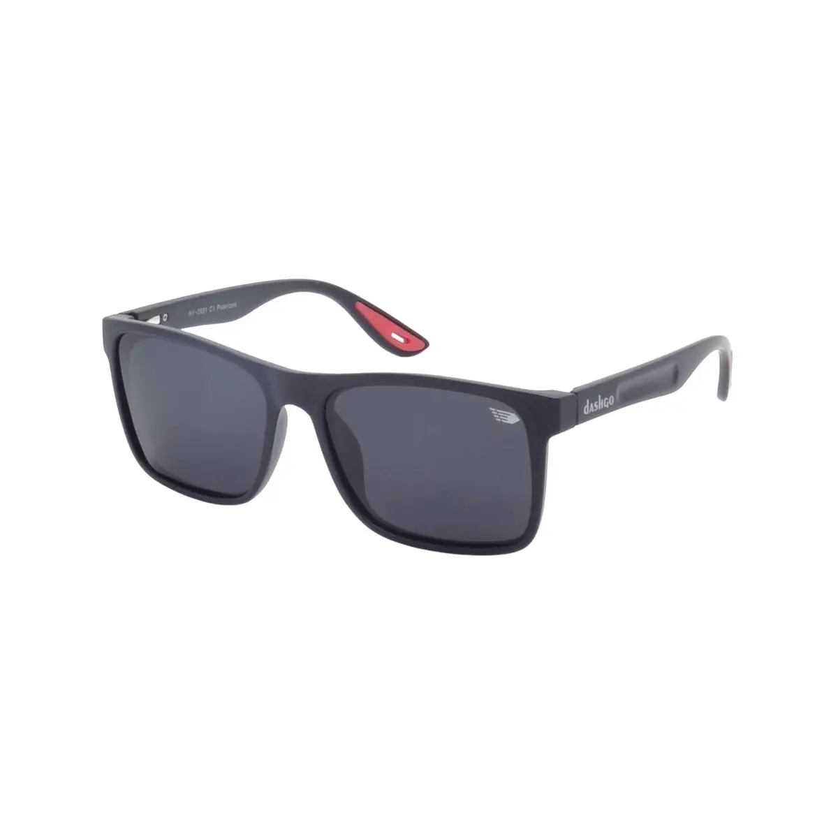 Óculos de Sol Esportivo Dashgo Eyewear Original Premium, Preto Fosco, Proteção Solar Uv 100%, Lentes Polarizadas, com Kit Case e Flanela