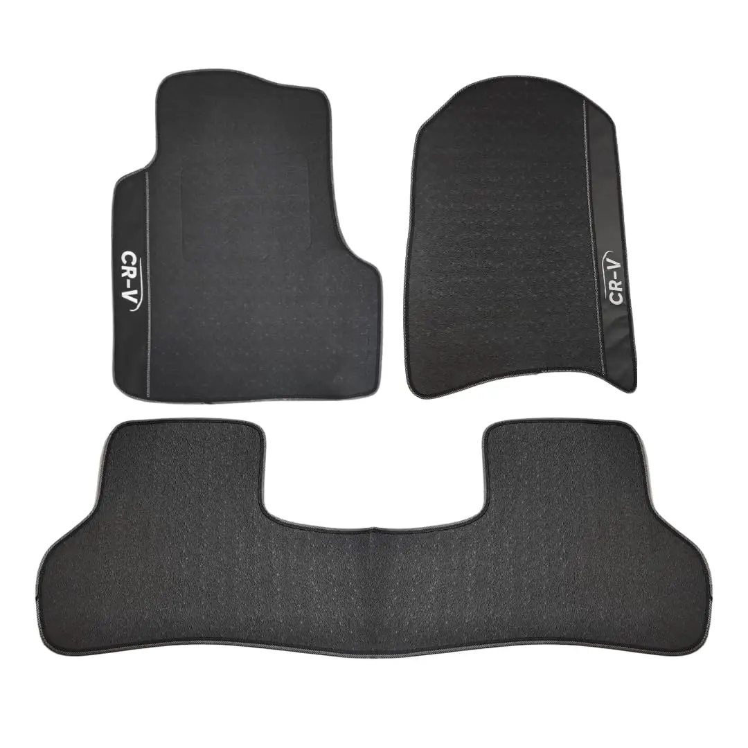 Tapete Crv Lx Exl 2007 2008 2009 2010 2011-3 Peças Emborrachado Personalizado Linha Premium