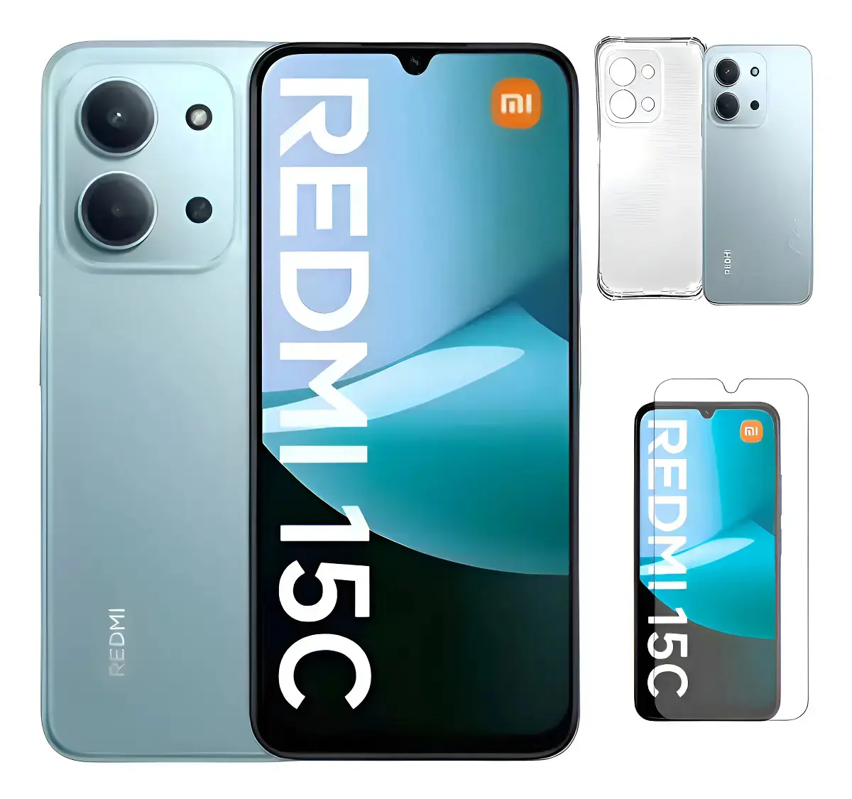Xiaomi Redmi 15c 256gb 8gb Ram Dual Sim Capa E Pelicula Cor Verde-escuro - 1