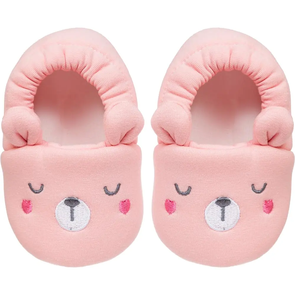 Buba, Pantufa Urso Rosa - 9 A 12 Meses