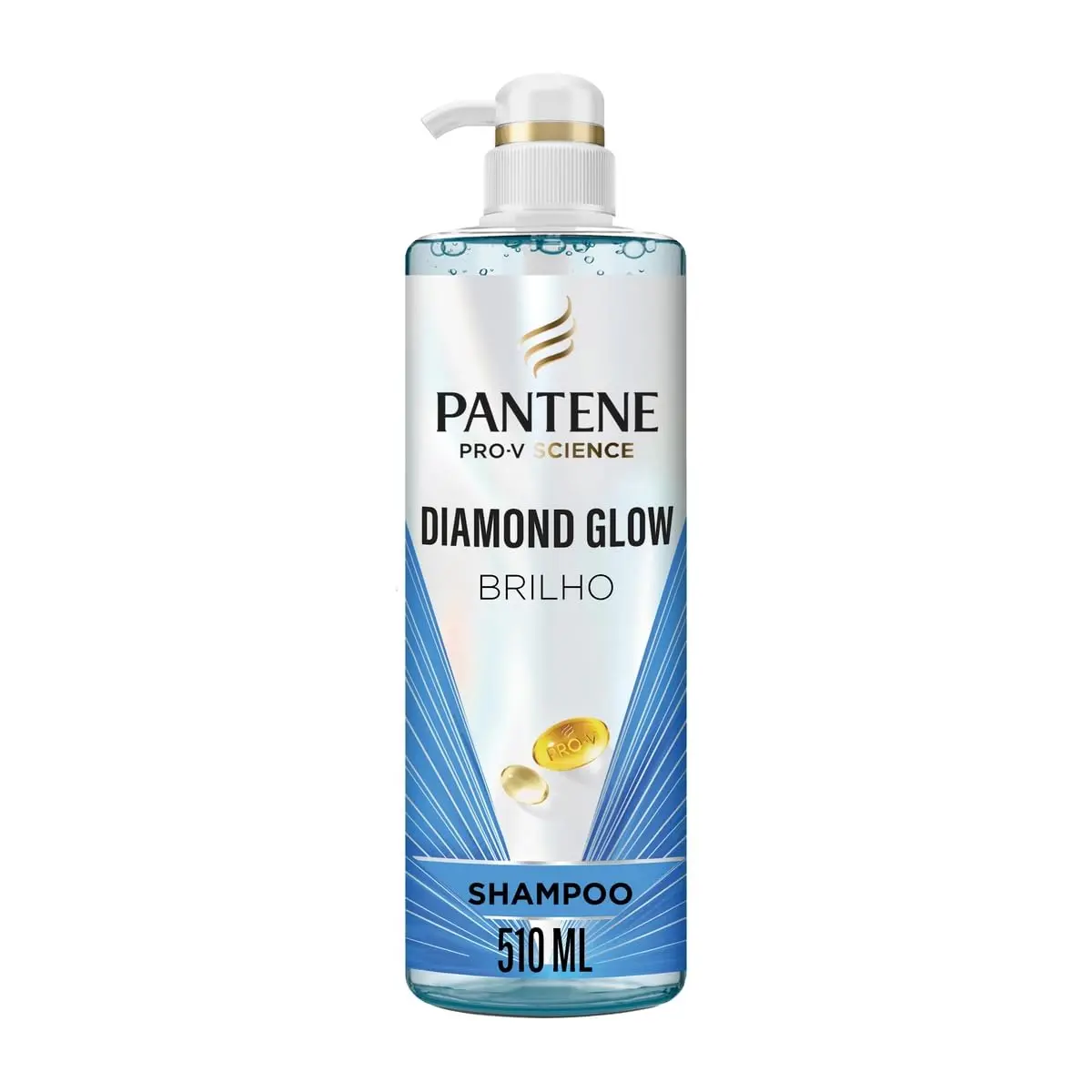Pantene Pro-V Shampoo Diamond Glow Brilho e Hidratação 510 ml