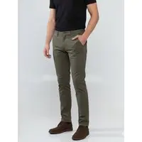 Calça Sarja Masculina Alpha Street Wear Confortável e Básica Verde