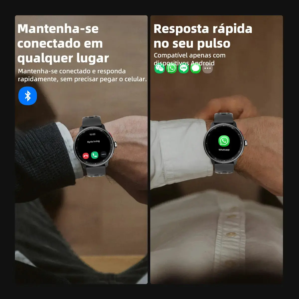 Relógio Inteligente Gps Smartwatch Amoled 3atm Sport Gps Caixa Preto thumbnail 4