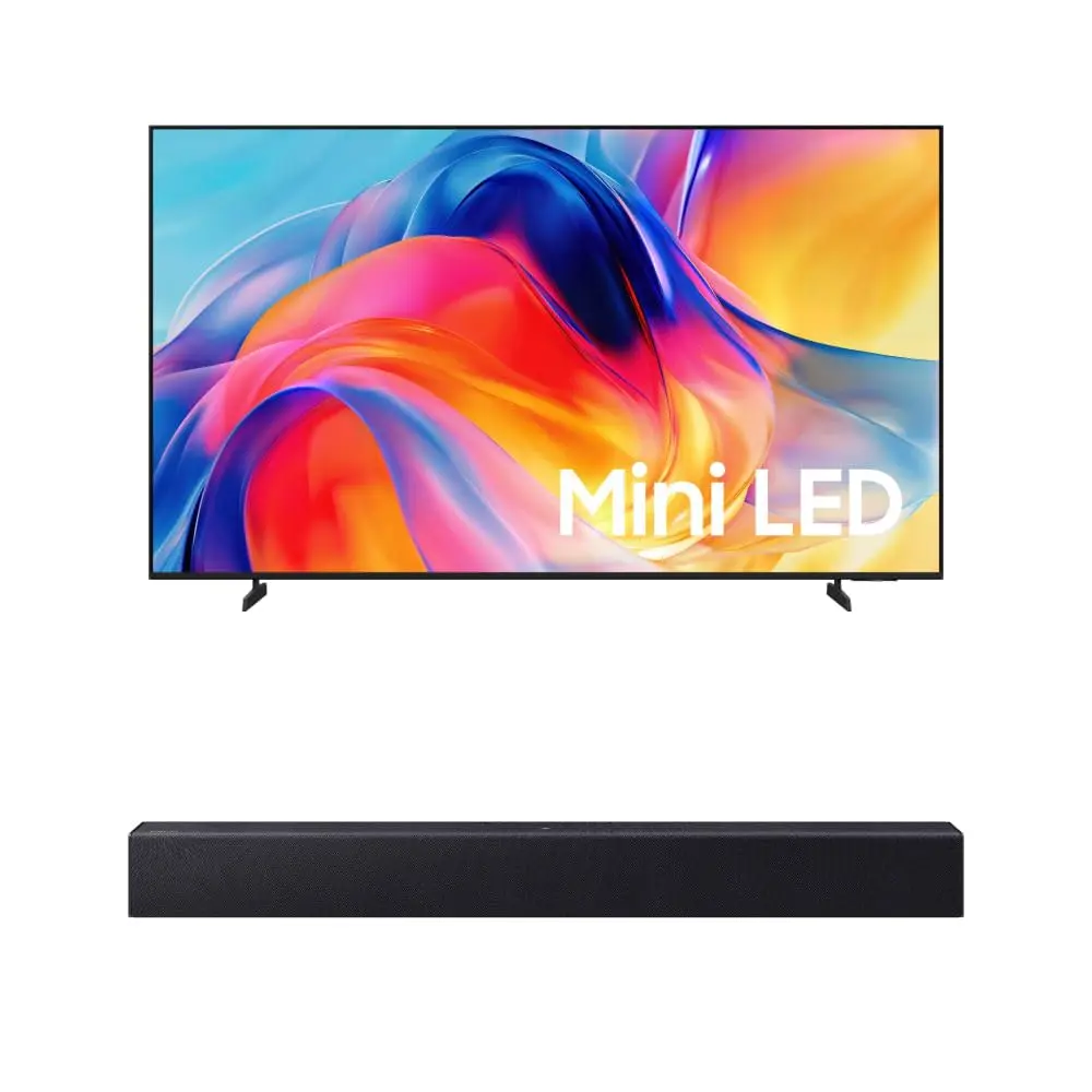Samsung Smart TV 75" Mini LED 4K M75H + Soundbar Samsung B400F