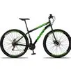 Bicicleta 29 Dropp Sport Aço 21 Marchas Freio a Disco - Preto+verde - 1