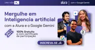 Nova imersão IA com Google e Alura: inscrições abertas! 🚀 - 1
