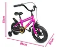 Bicicleta Infantil Aro 12 com Rodinhas e Freio - 1