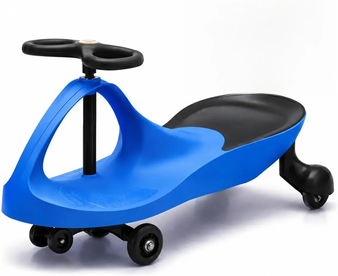 Carrinho Gira Gira Infantil de Equilíbrio Car com Volante 360° Azul | Desenvolve coordenação motora • Movimento sem pedais • Estrutura reforçada