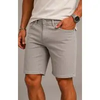Bermuda Sarja Masculina 5 Estilos Cinza Casual
