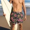 Kit 2 Bermudas Mauricinho Floral Praia Masculina - 1
