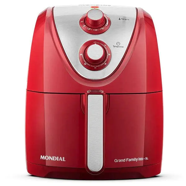 Fritadeira Air Fryer Mondial 5 Litros Vermelha Afn-50-ri - 12