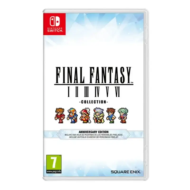 Final Fantasy I-VI Anniversary Edition para SWITCH - VERSÃO ESPANHA