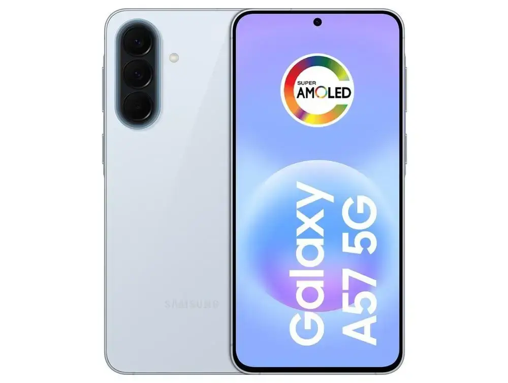 Smartphone Samsung Galaxy A57 128GB 5G 8GB RAM Azul Claro 6,7" Câm Tripla + Selfie 12MP - 1