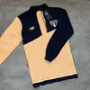 Blusa Manga Longa NB 1/2 Ziper Treino SPFC 2024, Masculino, Marinho/Laranja Fluor, GG - 1