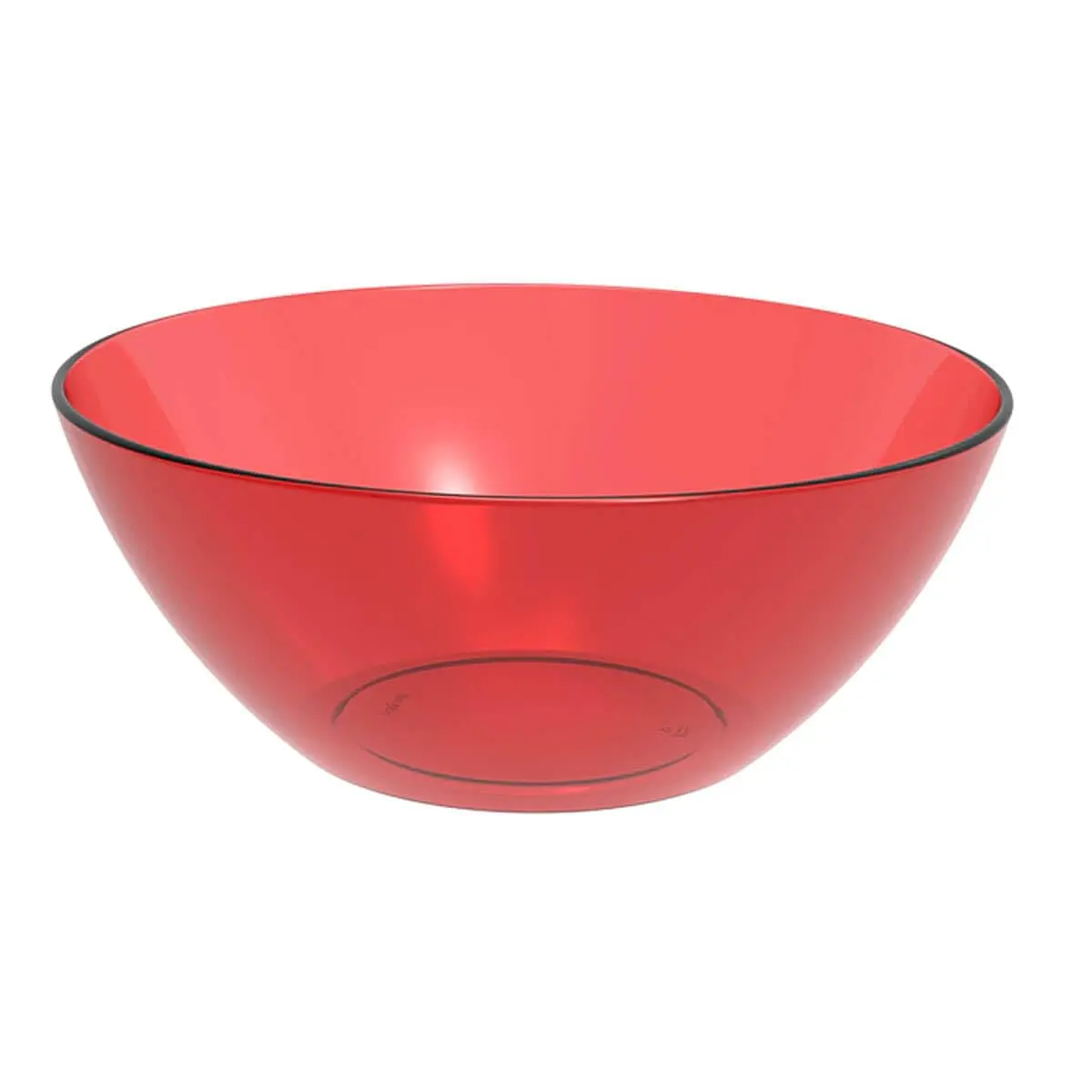 Tigela Pequena, Vermelho Transparente, Crippa - 1
