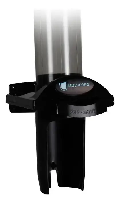Dispenser Porta Copo Descartável Parede Automatico 200ml Cor Preto - 1