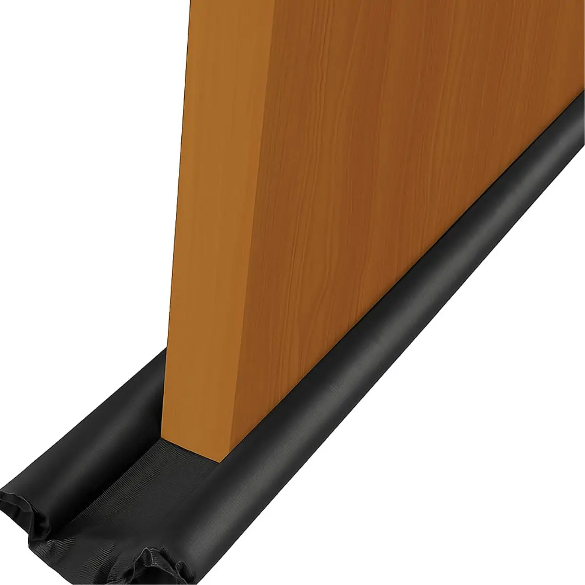 Veda Porta Preto Duplo Protetor De Porta 90cm Contra Vento Poeira E Insetos