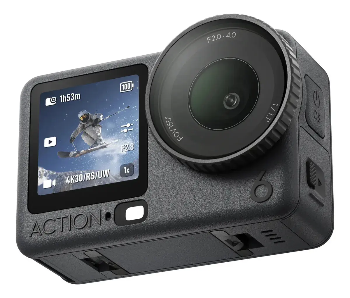 DJI Osmo Action 6 Combo Estándar, cámara de acción con Sensor Cuadrado de 1/1.1 Pulgadas, Apertura Variable, batería de 4 Horas, cámara de acción 4K Ideal para capturar Momentos - DJI217