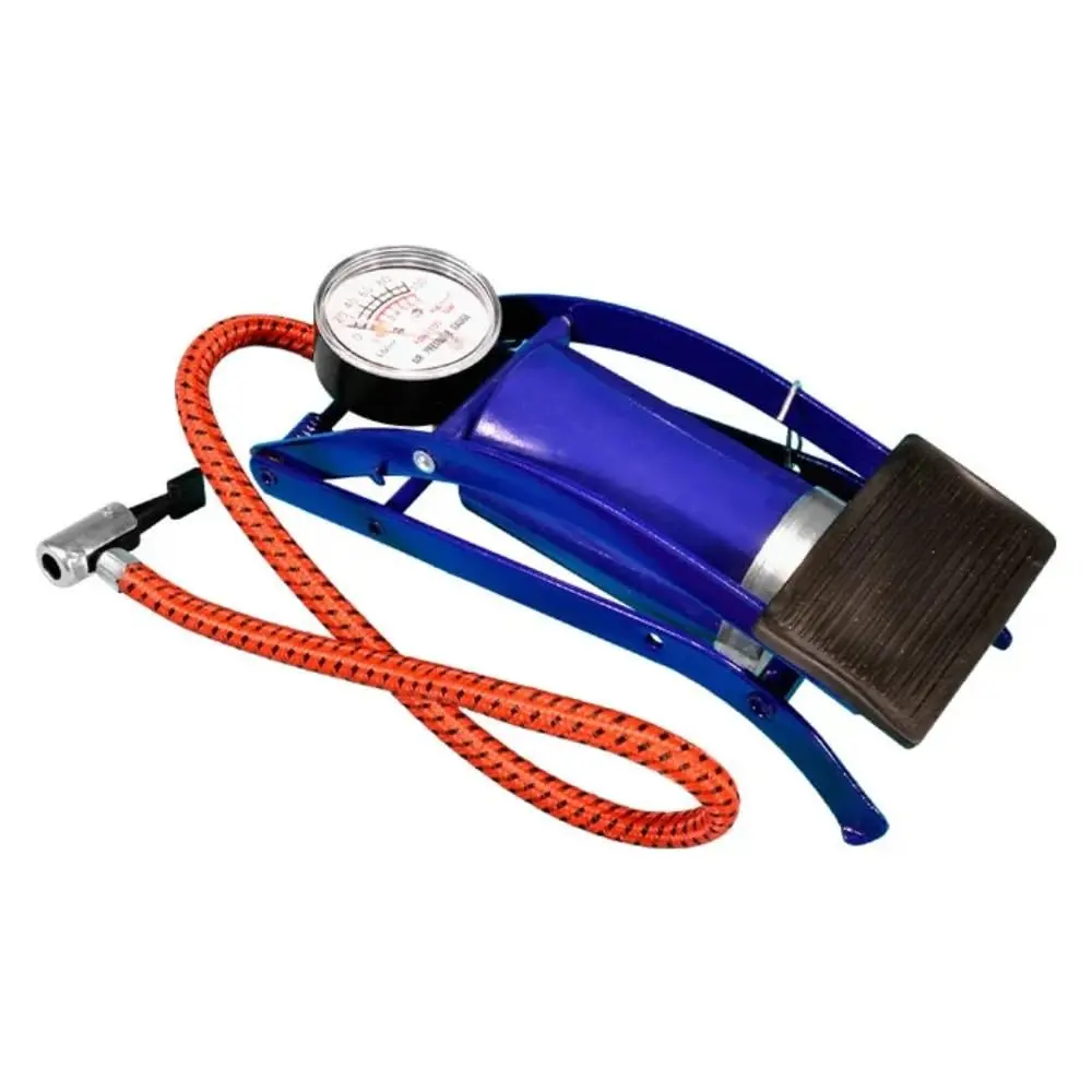 Bomba de Ar Portátil Compressor para Encher Pneus de Carro Moto Bicicleta Colchão Mangueira Flexivel