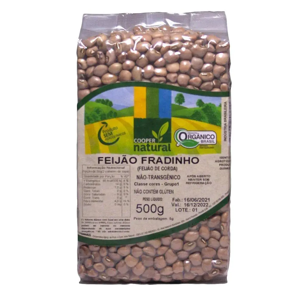 Feijão Fradinho Orgânico Coopernatural 500g