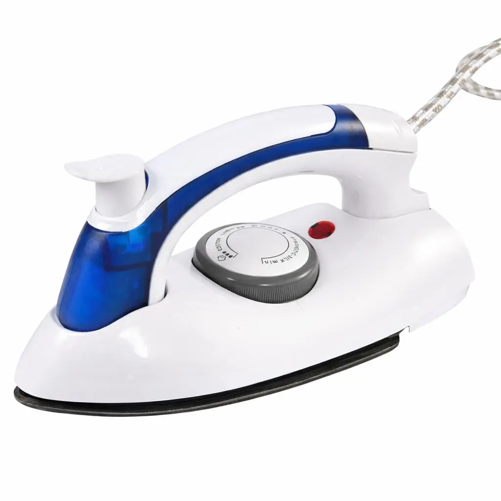 Mini Ferro de Passar Roupas Portátil, Vaporizador Dobrável Compacto, Ideal para Viagem, Hotel e Escritório - 1