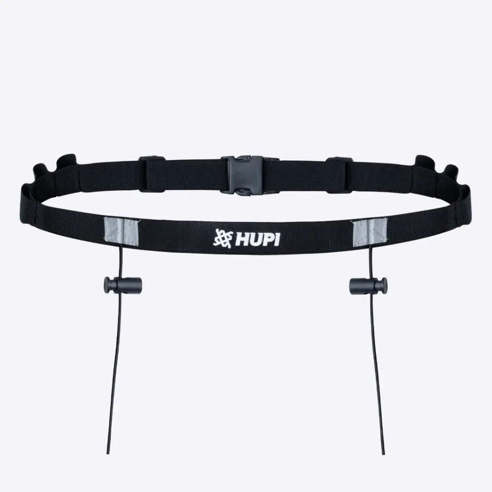 Cinto Porta Número para Corrida HUPI com Porta Gel Unissex, Tamanho Único