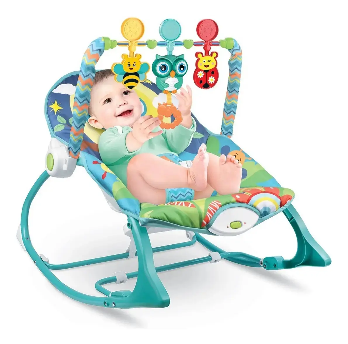 Cadeira de Descanso e Balanço Funtime 18kgs Coruja Maxi Baby