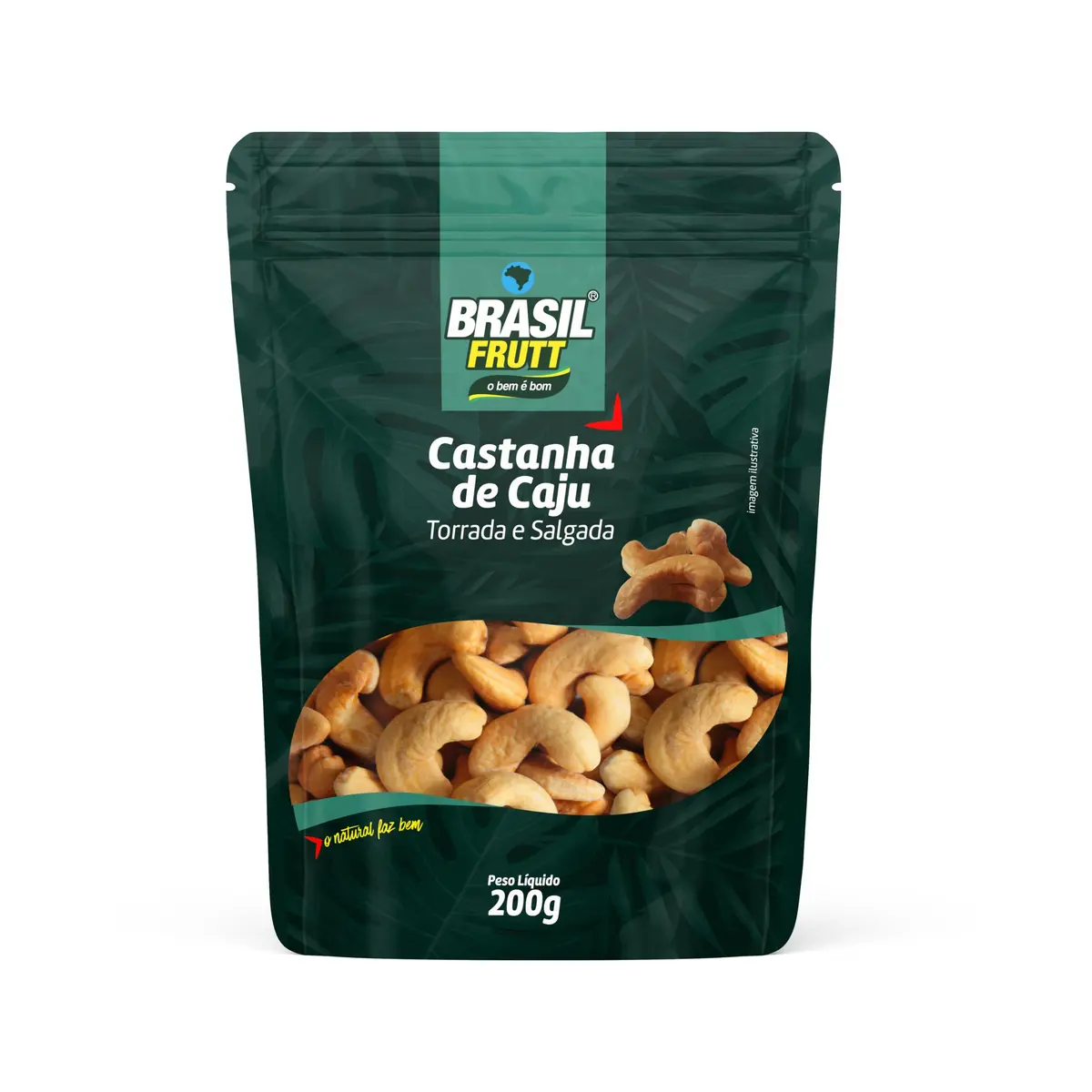 Brasil Frutt Castanha de Caju Torrada e Salgada 200g - 1