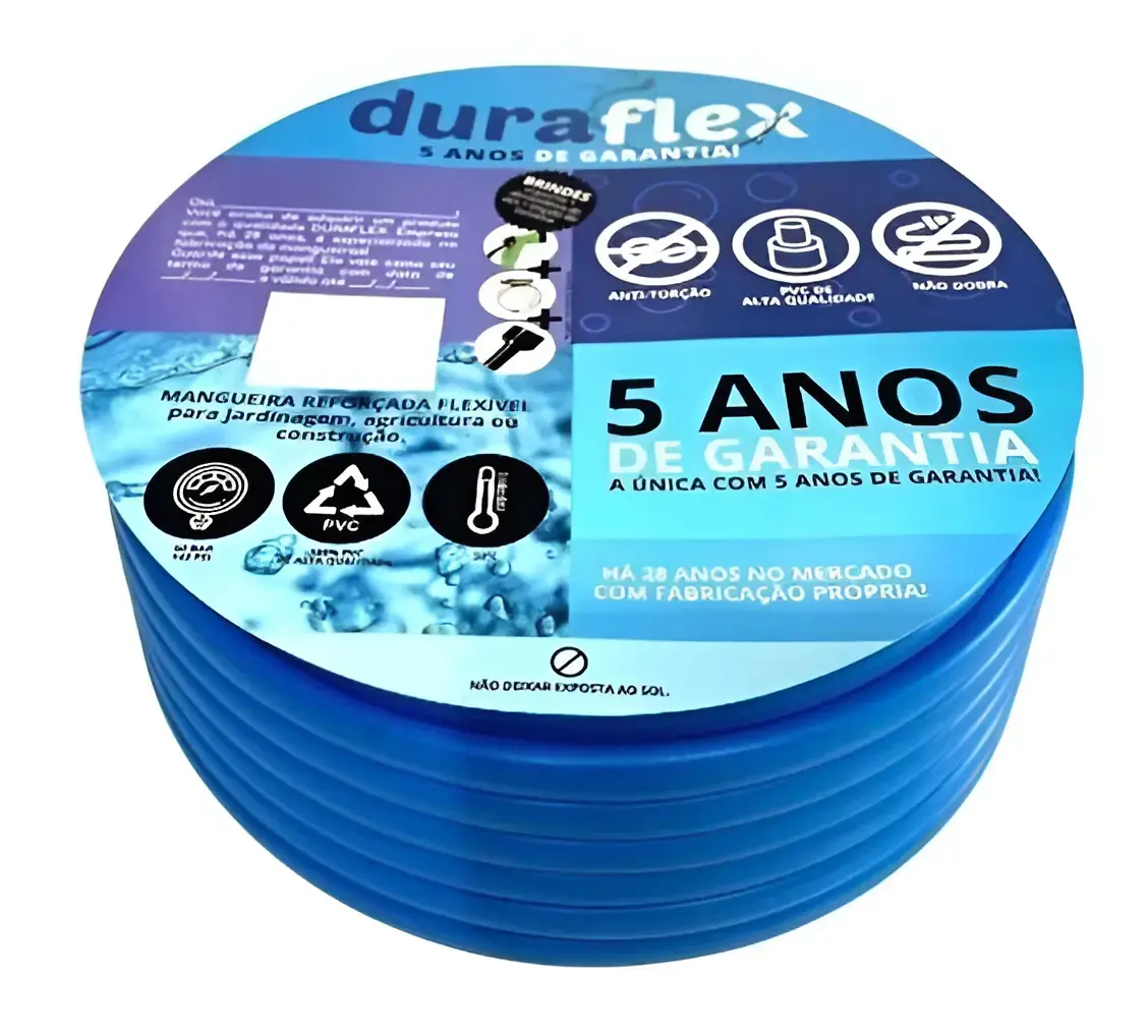 Mangueira De Jardim Enrola Fácil Flatlay Duraflex 30metros - 1