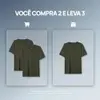 (Cada r$68 )Leve 3 Camisetas Tech Masculinas Insider por 2 - 1
