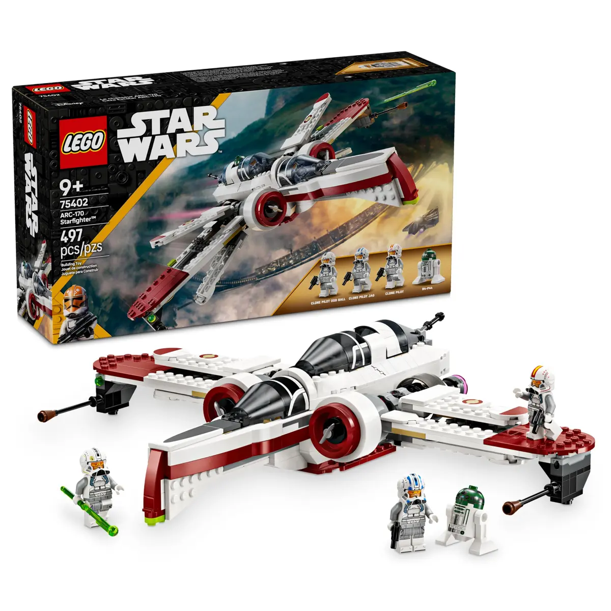 LEGO Star Wars Caça estelar ARC-170 75402 (497 Peças)