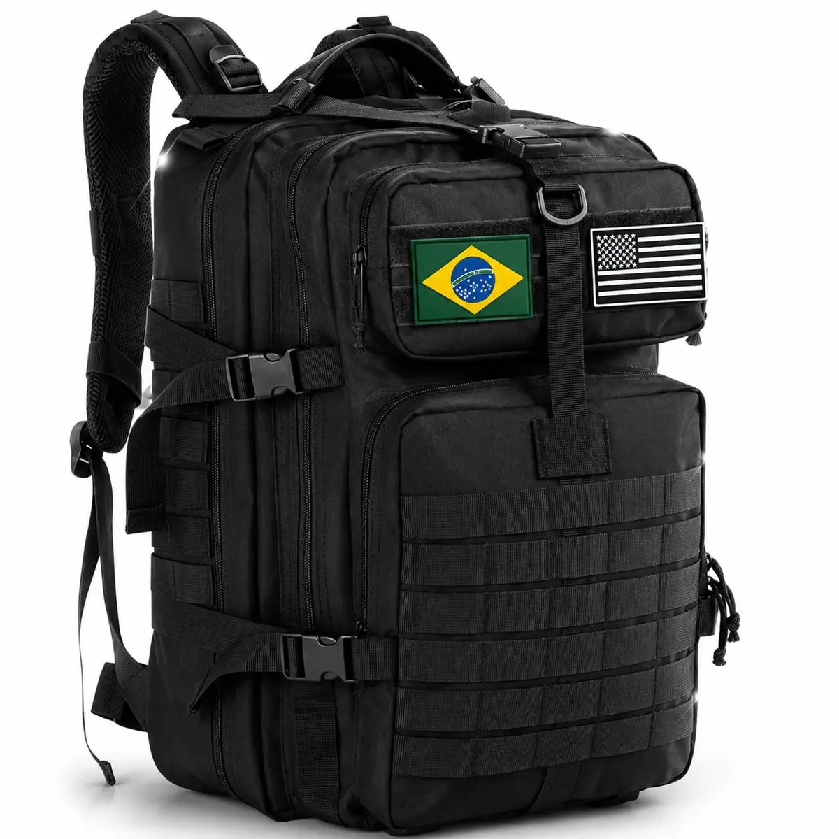 Mochila Tática Militar 50 Litros Impermeável – Grande, Resistente, Para Camping, Trilha e Viagem