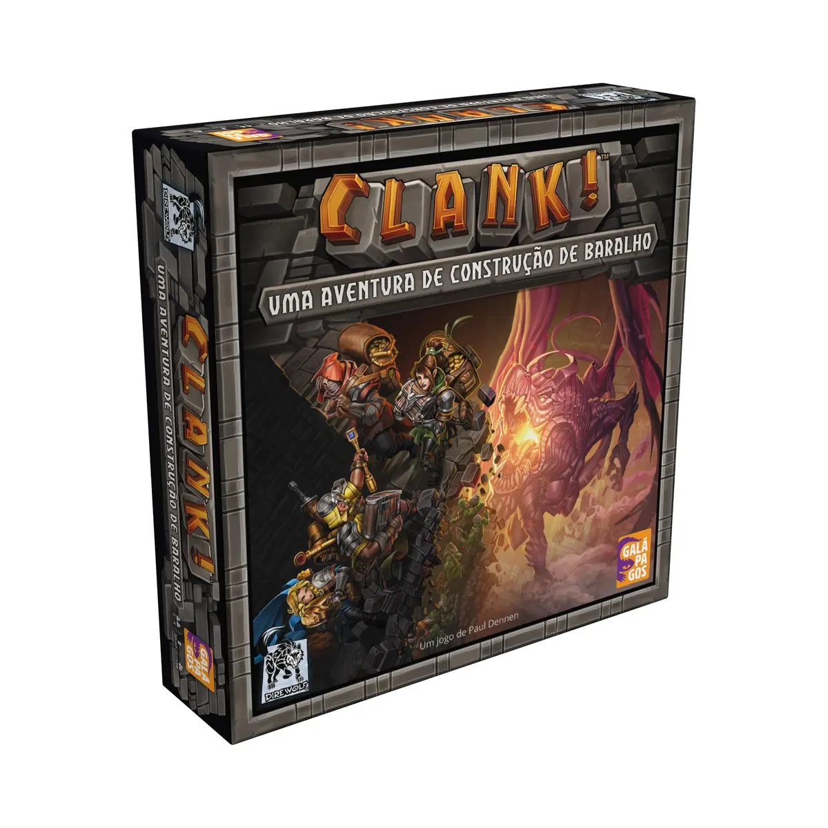asmodee, Clank!: Uma Aventura de Construção de Baralho, Jogo de tabuleiro, 2 a 4 jogadores, Idade 14+