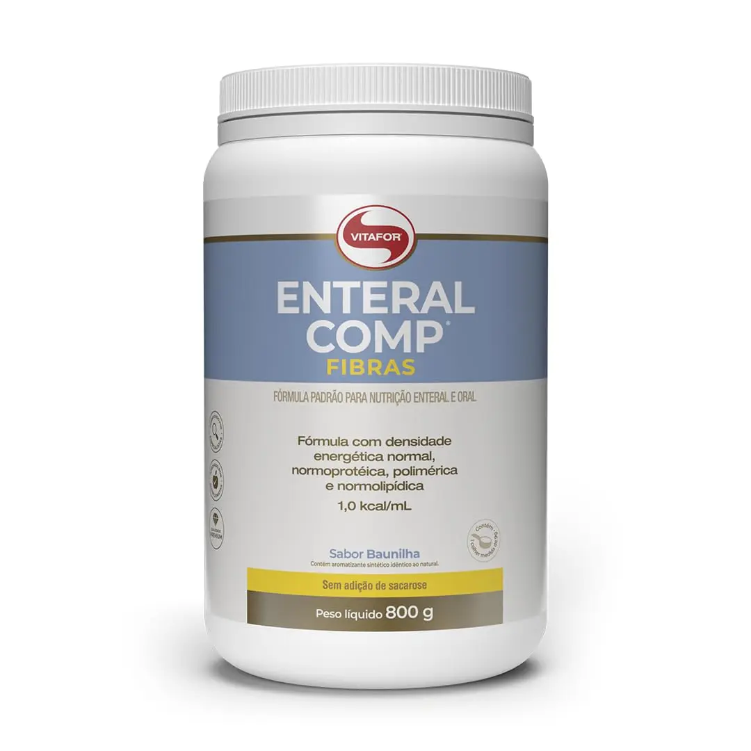 Vitafor - Enteral Comp Com Fibras - 800g - Baunilha