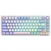 Teclado Gamer SuperFrame Ribbon RGB 75% ABNT Branco - 1