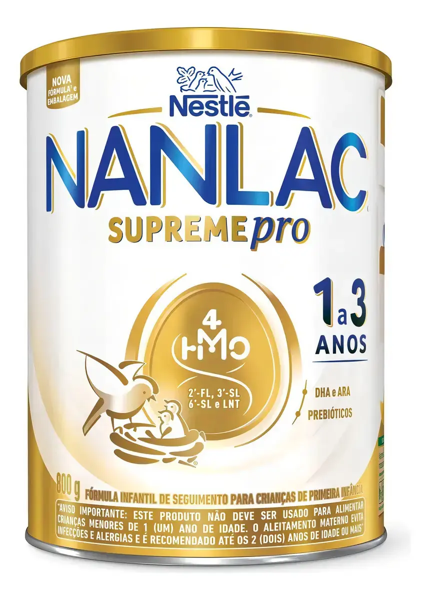 Nanlac Supreme Pro Nestlé Fórmula Infantil 800g 1 A 3 Anos - 1