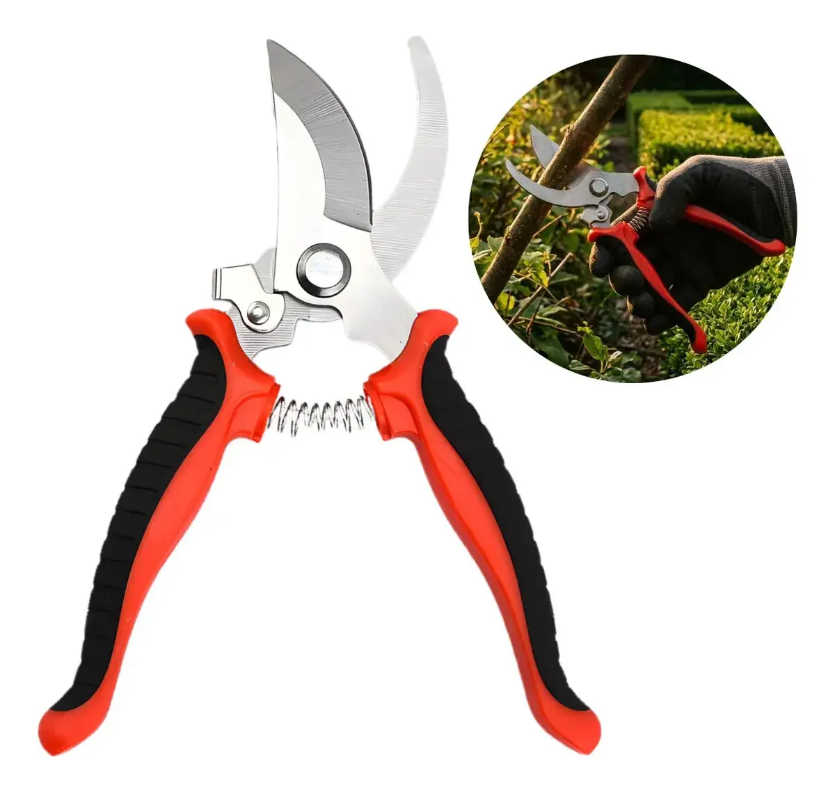 Tesoura Poda Galhos Jardinagem Alicate Profissional Aço Inox - Bondu - 1