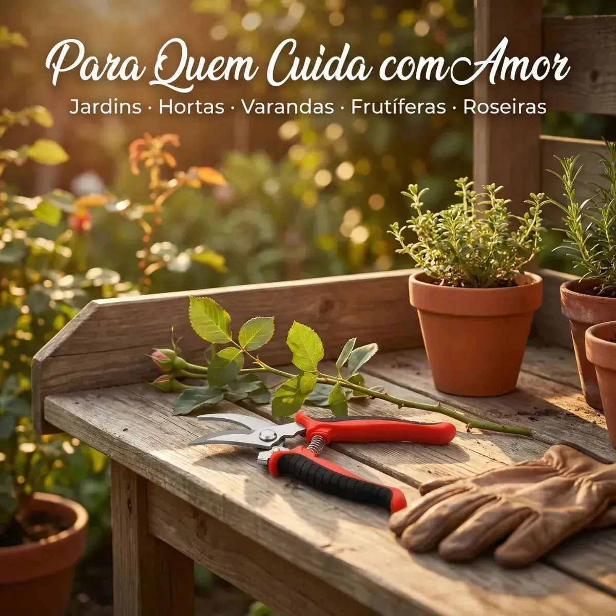 Tesoura Poda Galhos Jardinagem Alicate Profissional Aço Inox - Bondu thumbnail 2