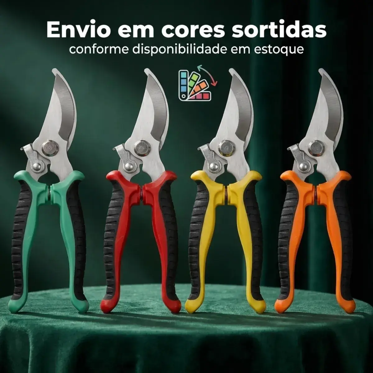 Tesoura Poda Galhos Jardinagem Alicate Profissional Aço Inox - Bondu thumbnail 6