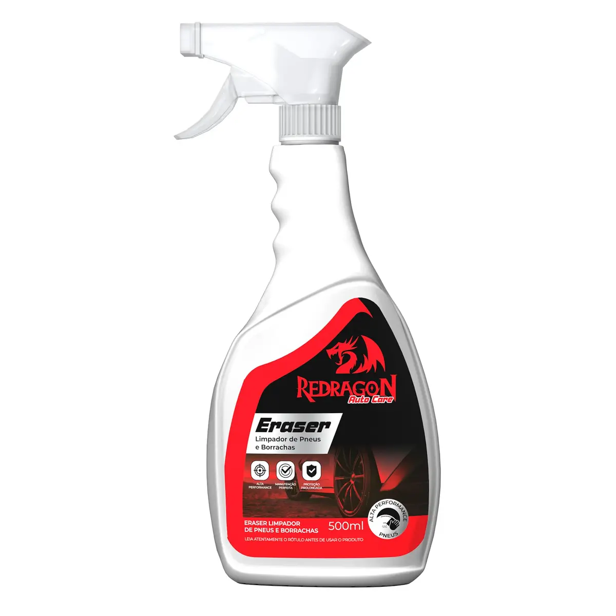 LIMPA PNEUS E BORRACHAS REDRAGON AUTO CARE ERASER 500 ML