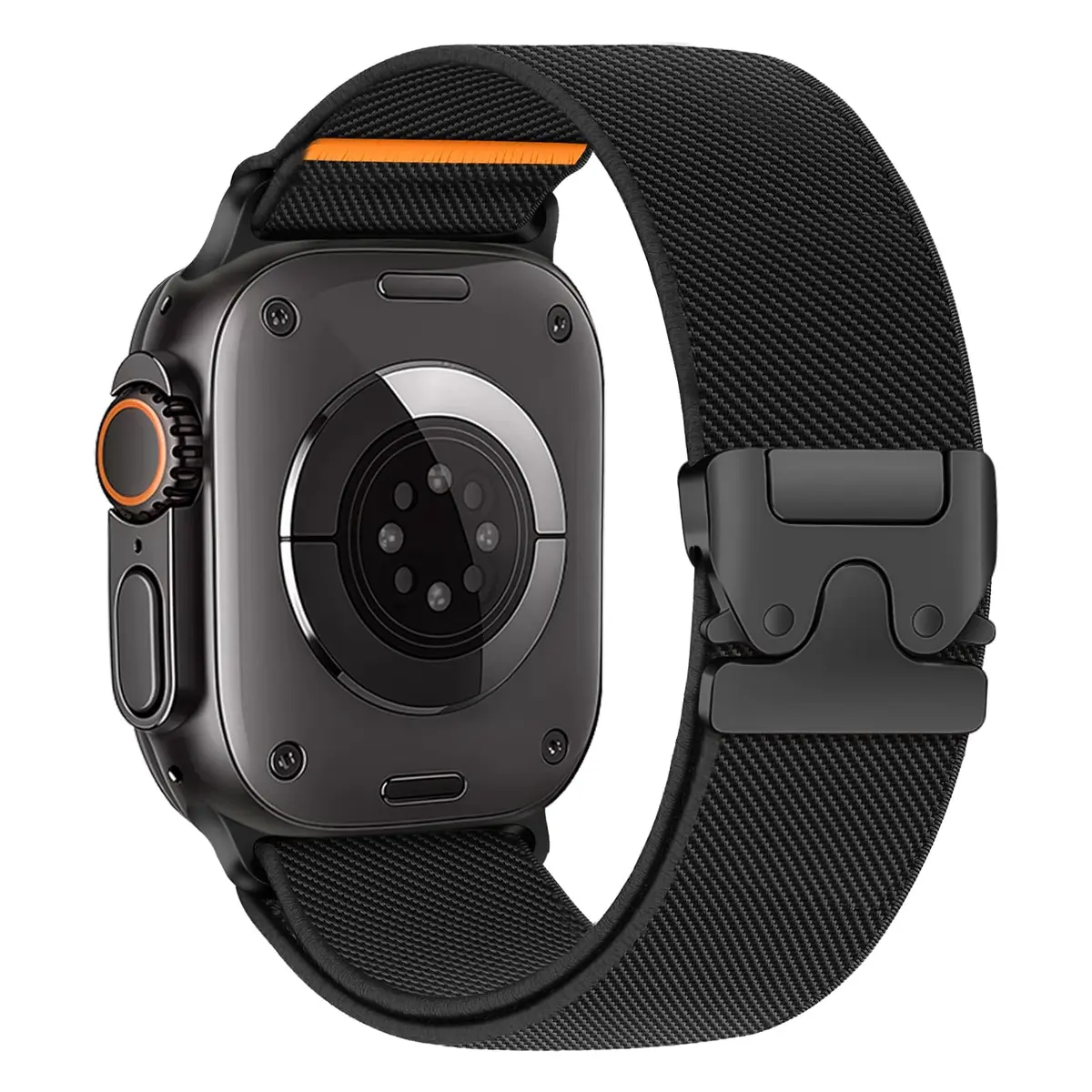 Pulseiras Elásticas para Apple Watch Ultra 3/2 Pulseira 49 mm 46 mm 40 mm 44 mm 45 mm 41 mm 42 mm 38 mm, Fita de Tecido de Nylon Fecho de Paraquedas Pulseira Esportiva para Apple Watch 11/10 iWatch 9