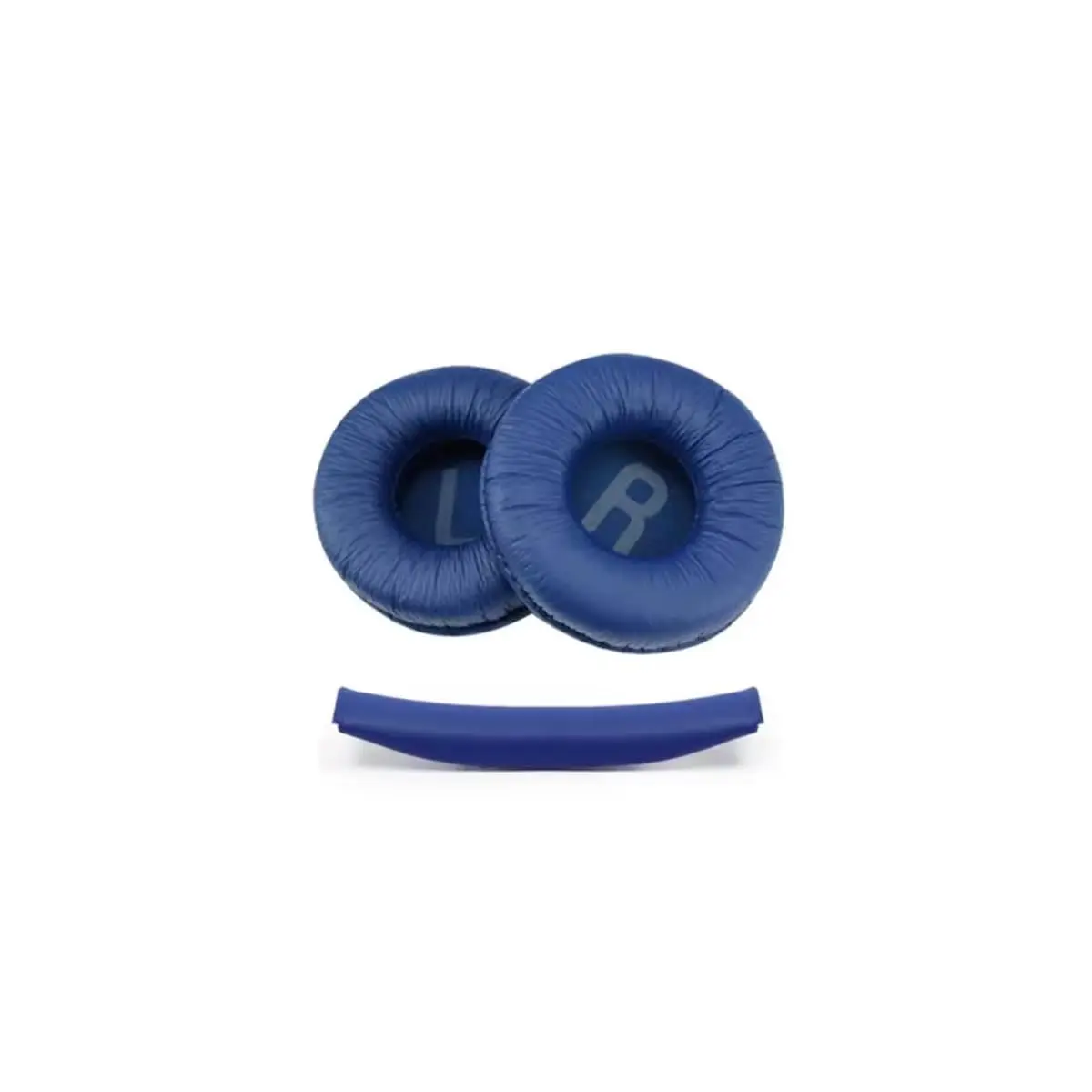 GeekPads Kit Almofada Espuma Compativel Com JBL Tune600 T450 T450bt T500 T500bt T510bt T520bt (Azul) - 1