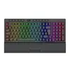 Teclado Gamer Shiva Pro RGB Membrana Preto - 1
