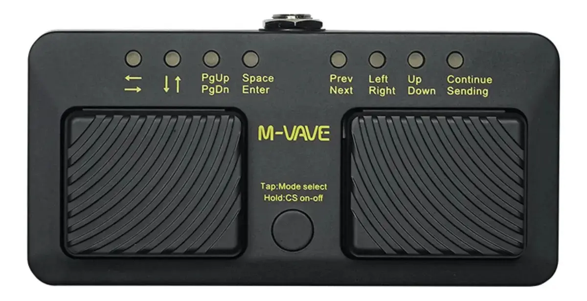 Pedal De Pé M-Vave Cube Turner Pro Cor Preto
